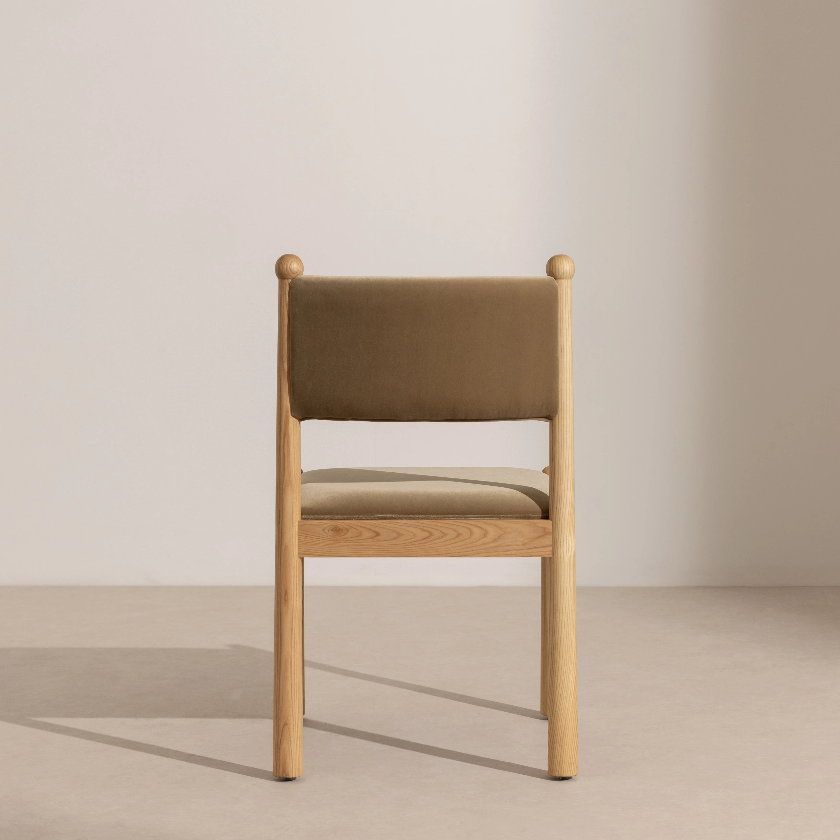 Bobble Dining Chair - Sage Velvet - Image 3