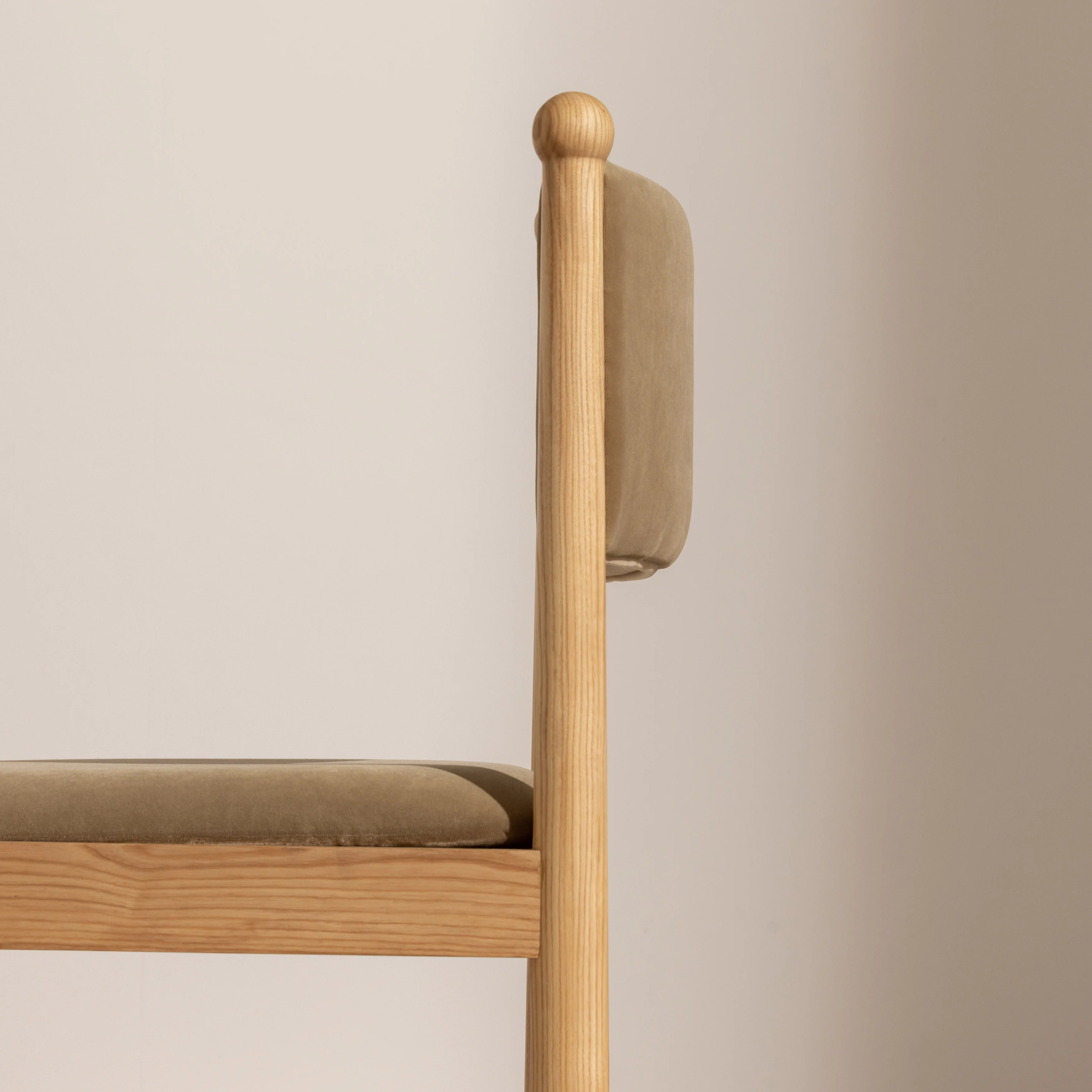 Bobble Dining Chair - Sage Velvet - Image 4