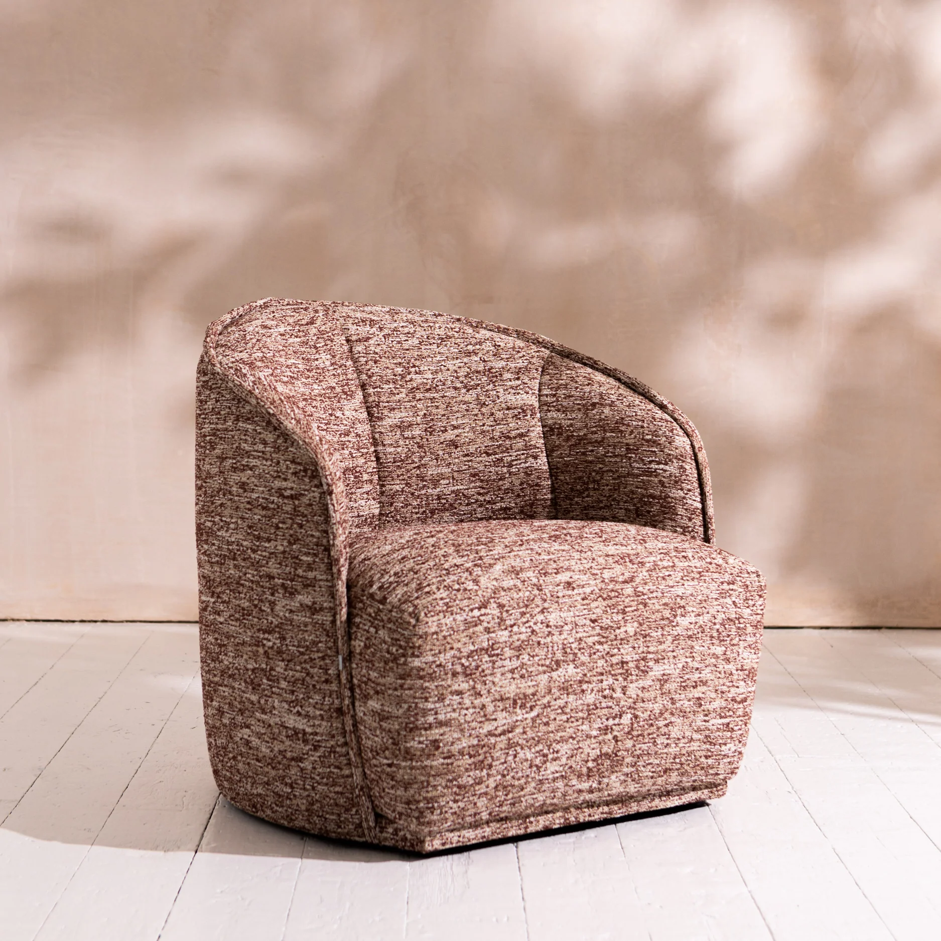 Boucle Chair - Merlot - Image 8