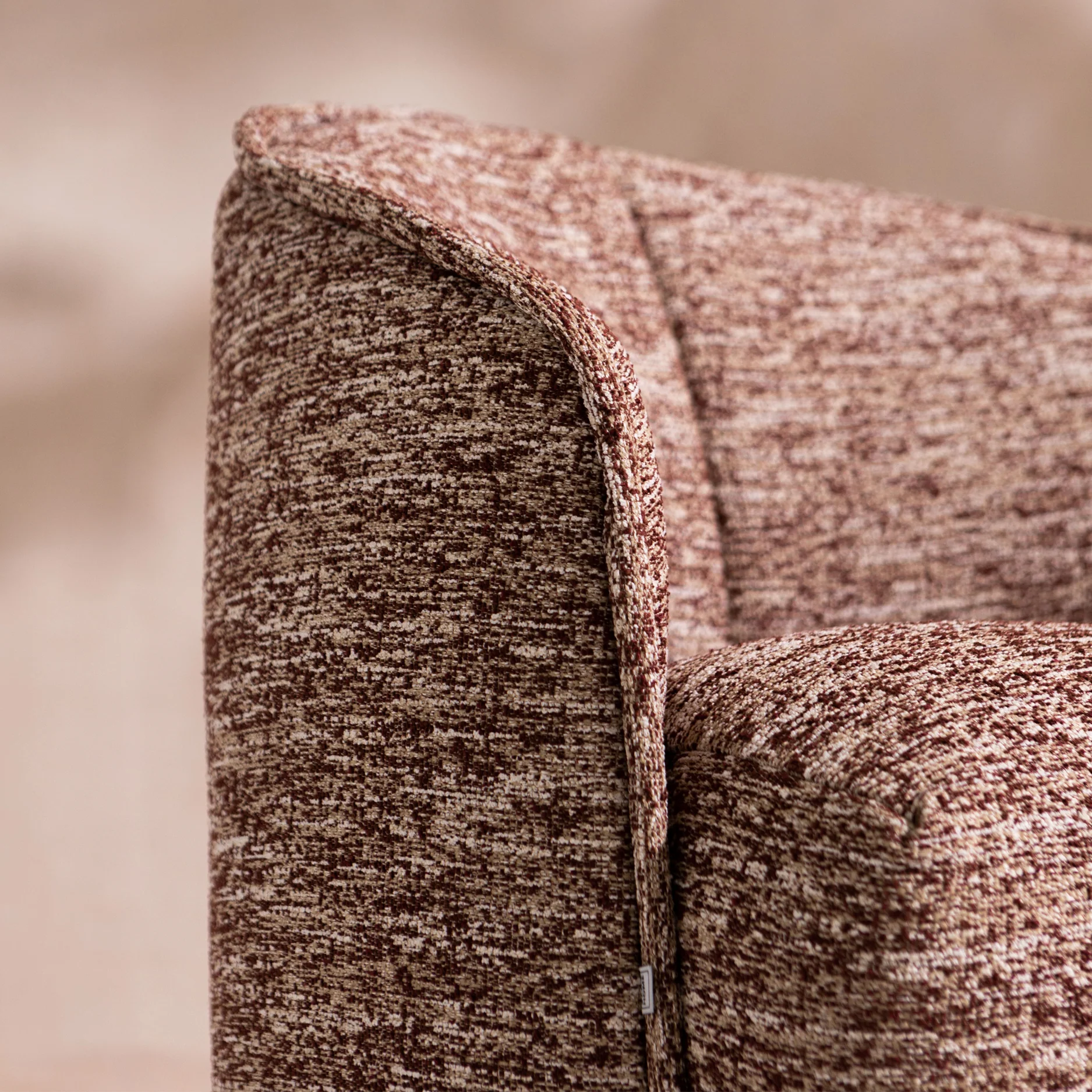 Boucle Chair - Merlot - Image 9