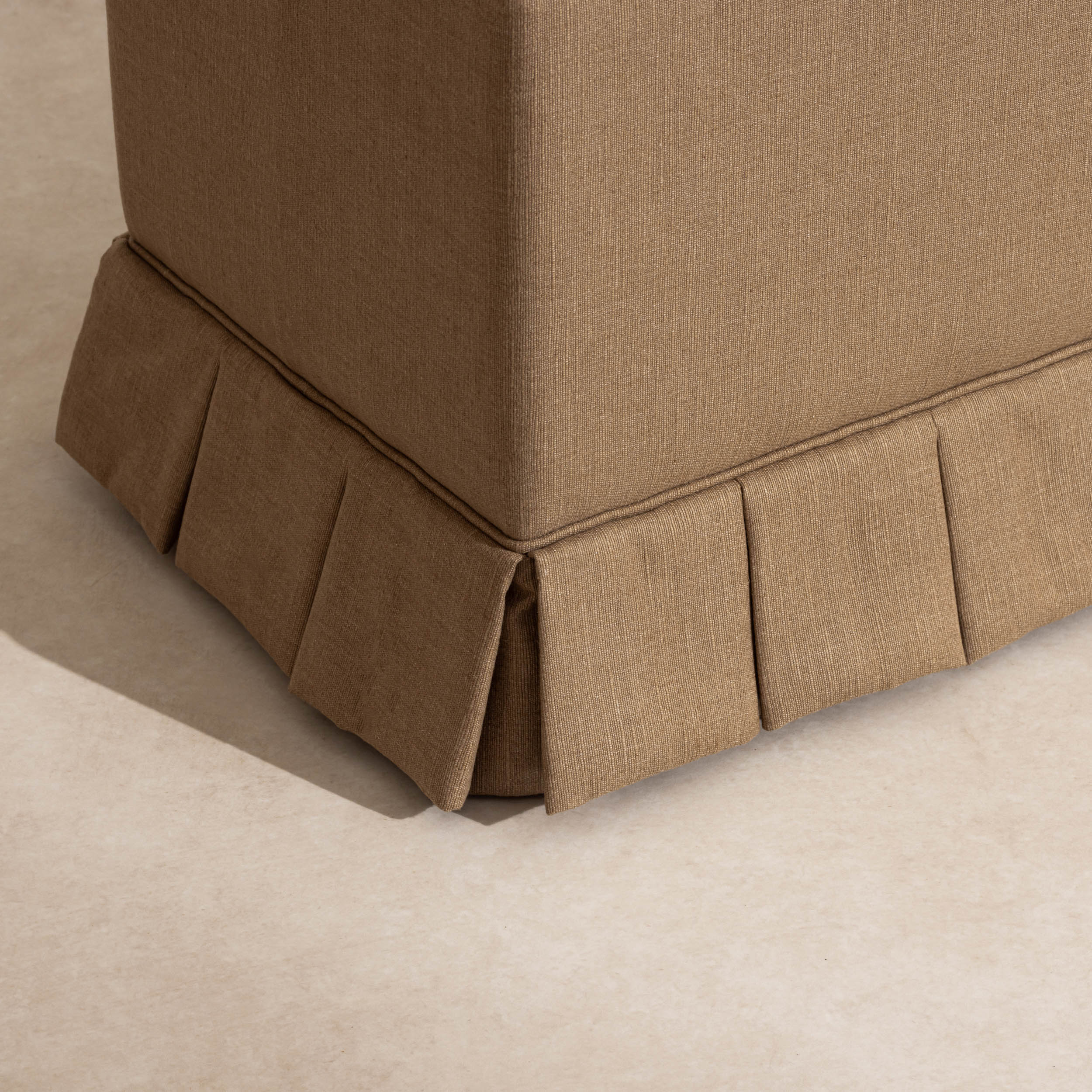 Box-Pleat Bench - Biscuit - Image 3