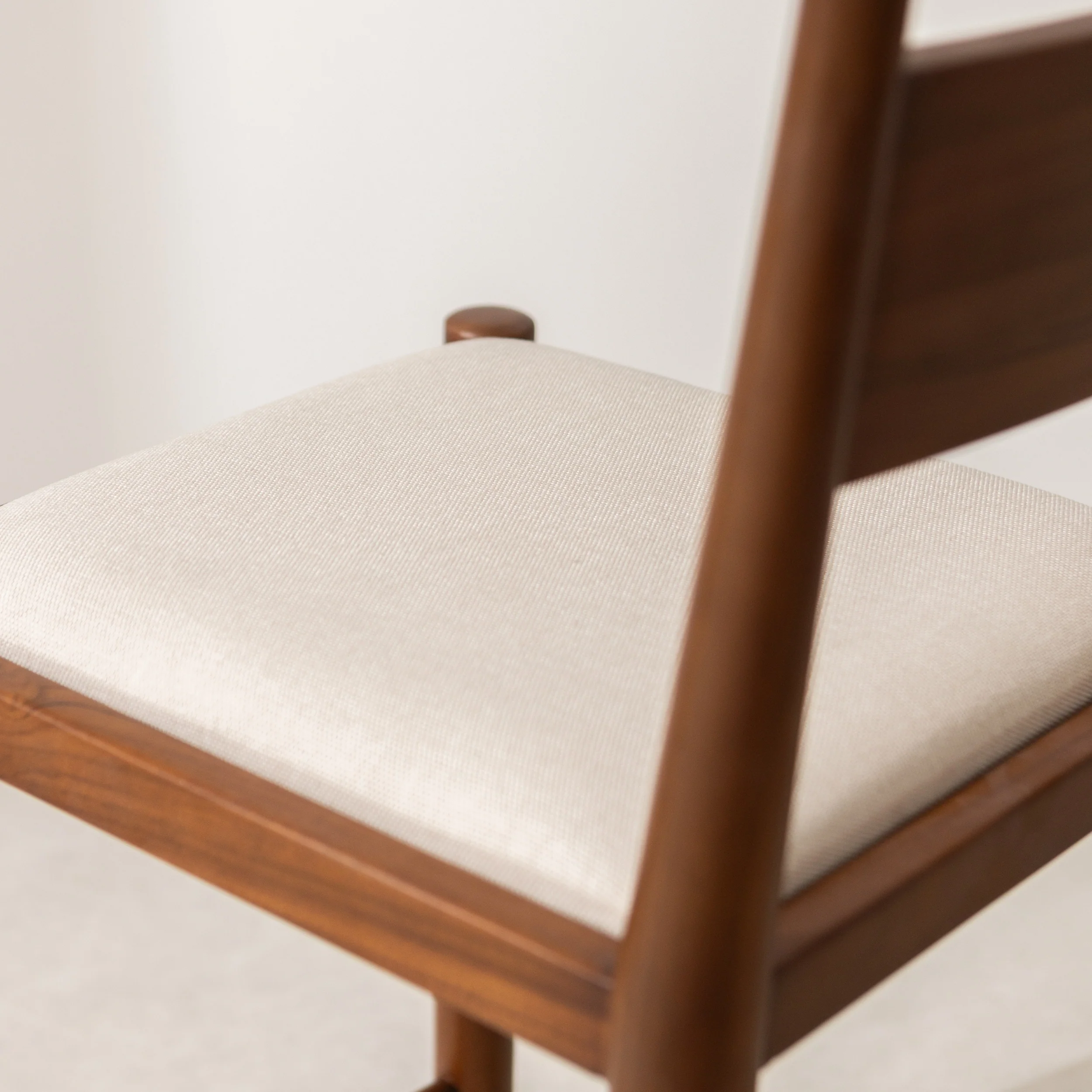 Finials Bar Stool with Upholstered Seat - Image 7