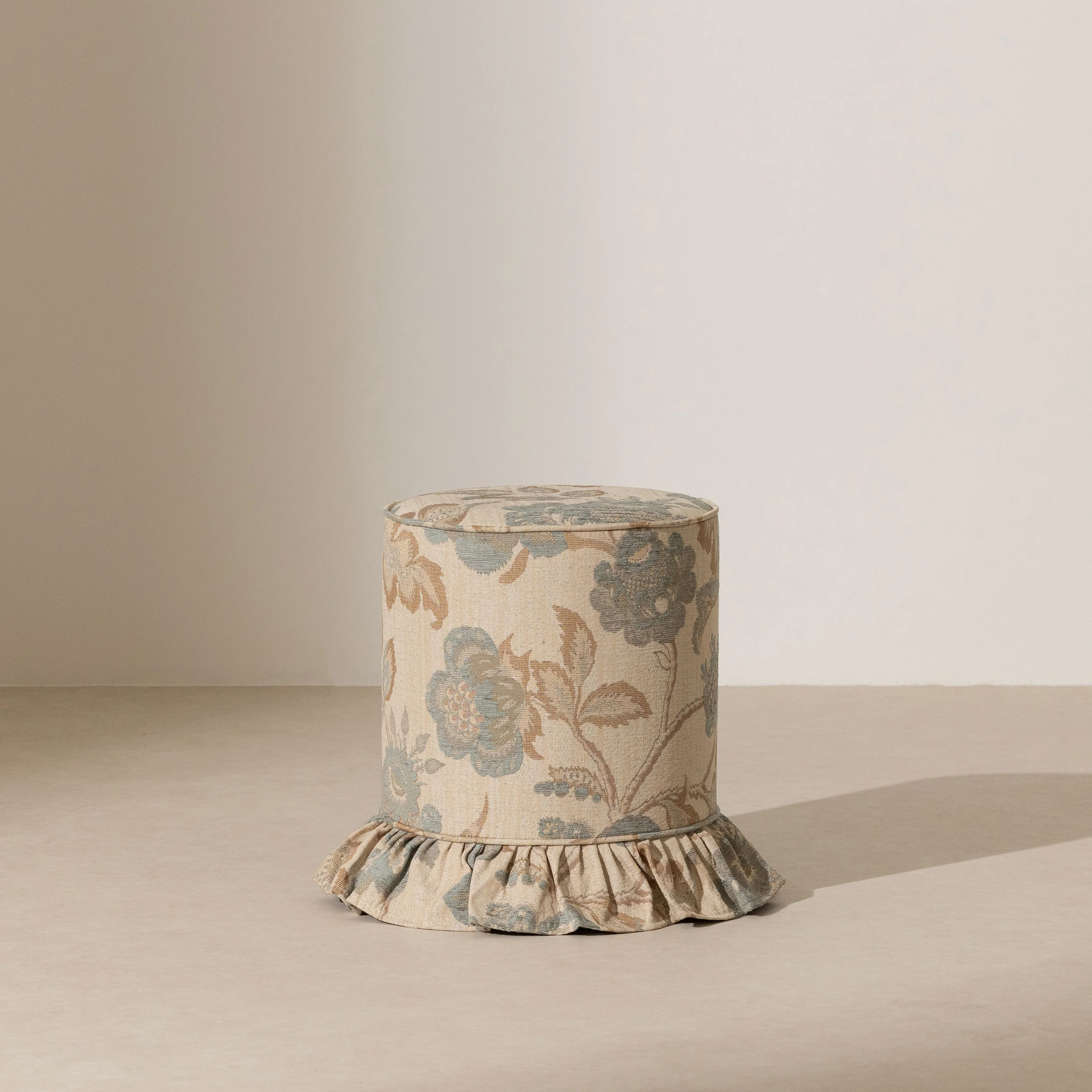 Frill Pouffe - Floral