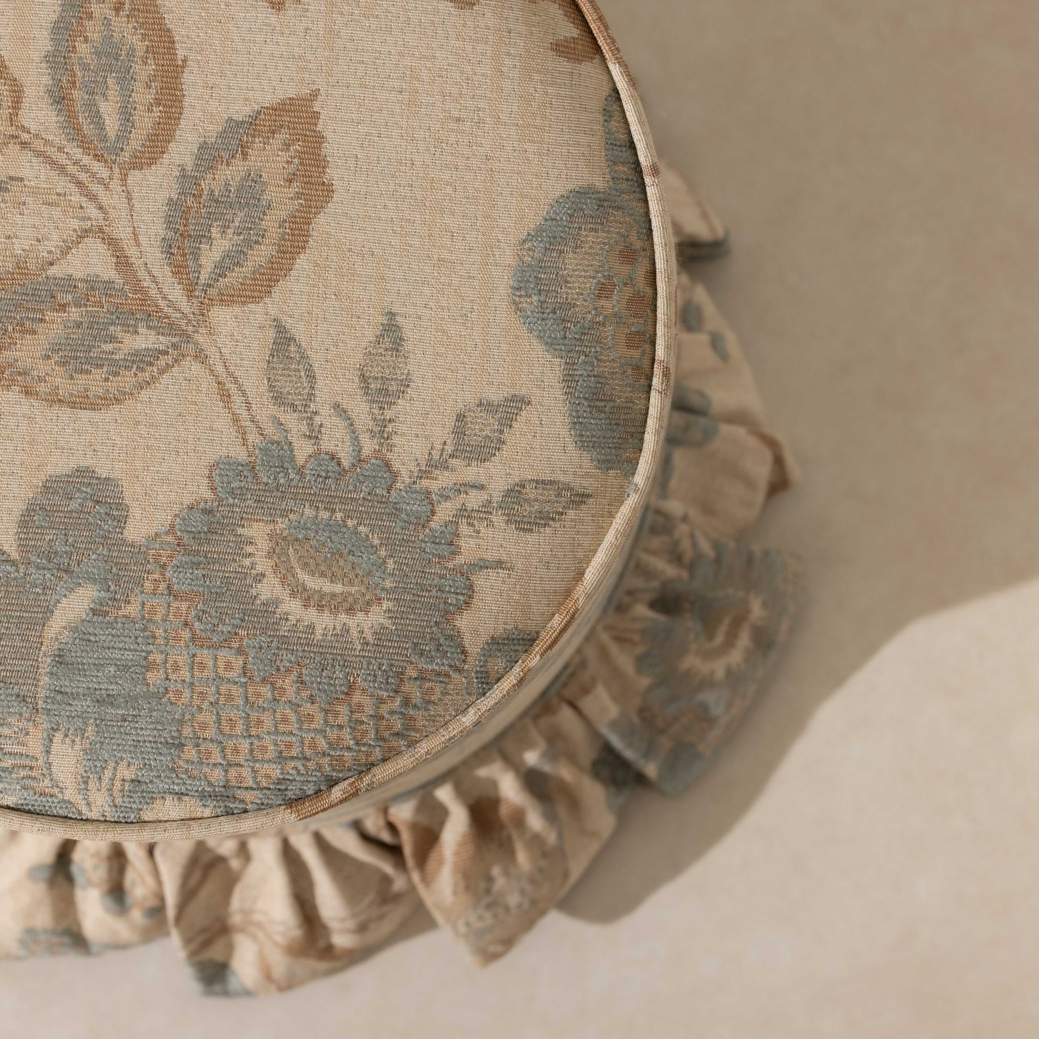 Frill Pouffe - Floral - Image 3