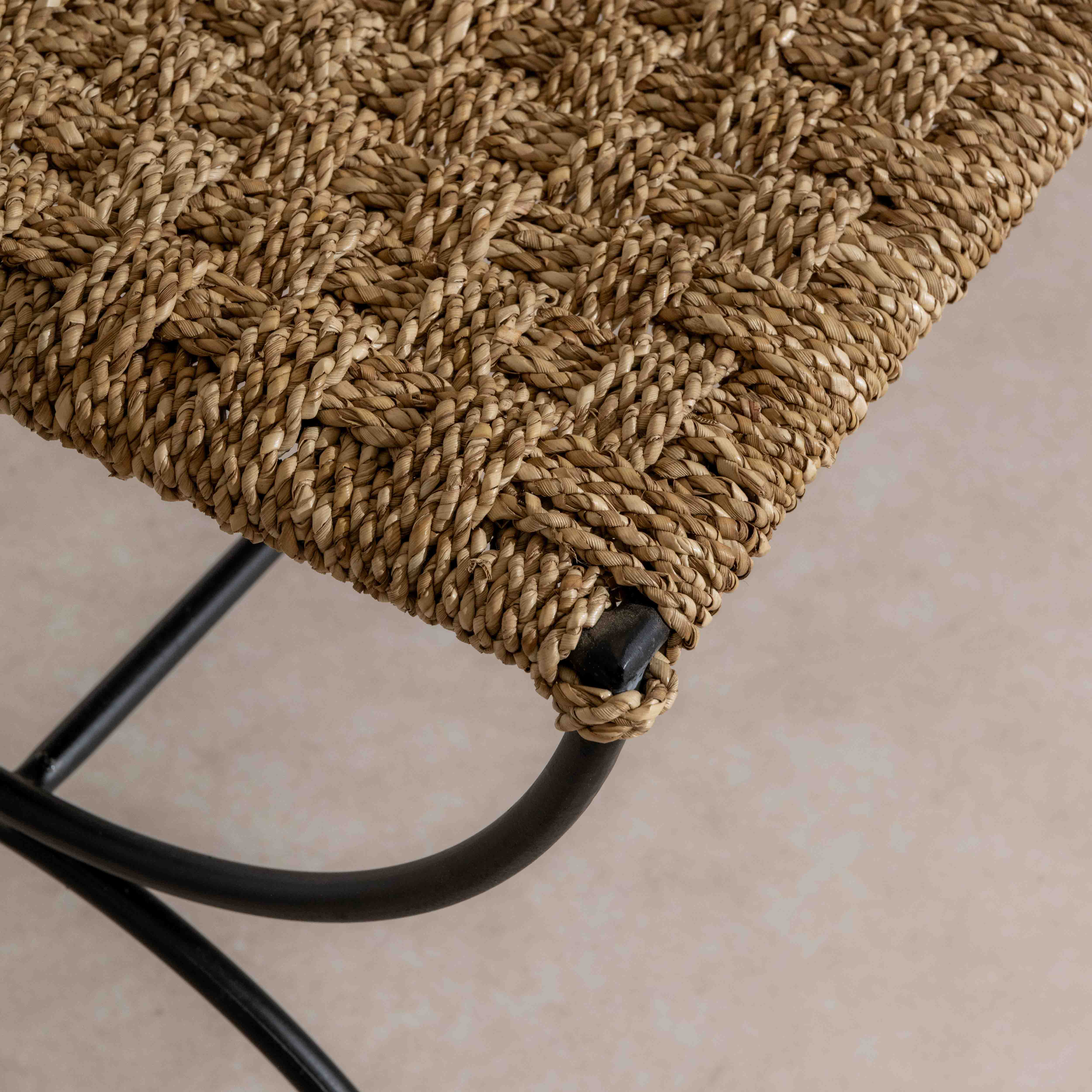 Metal & Rope Bench - Image 2