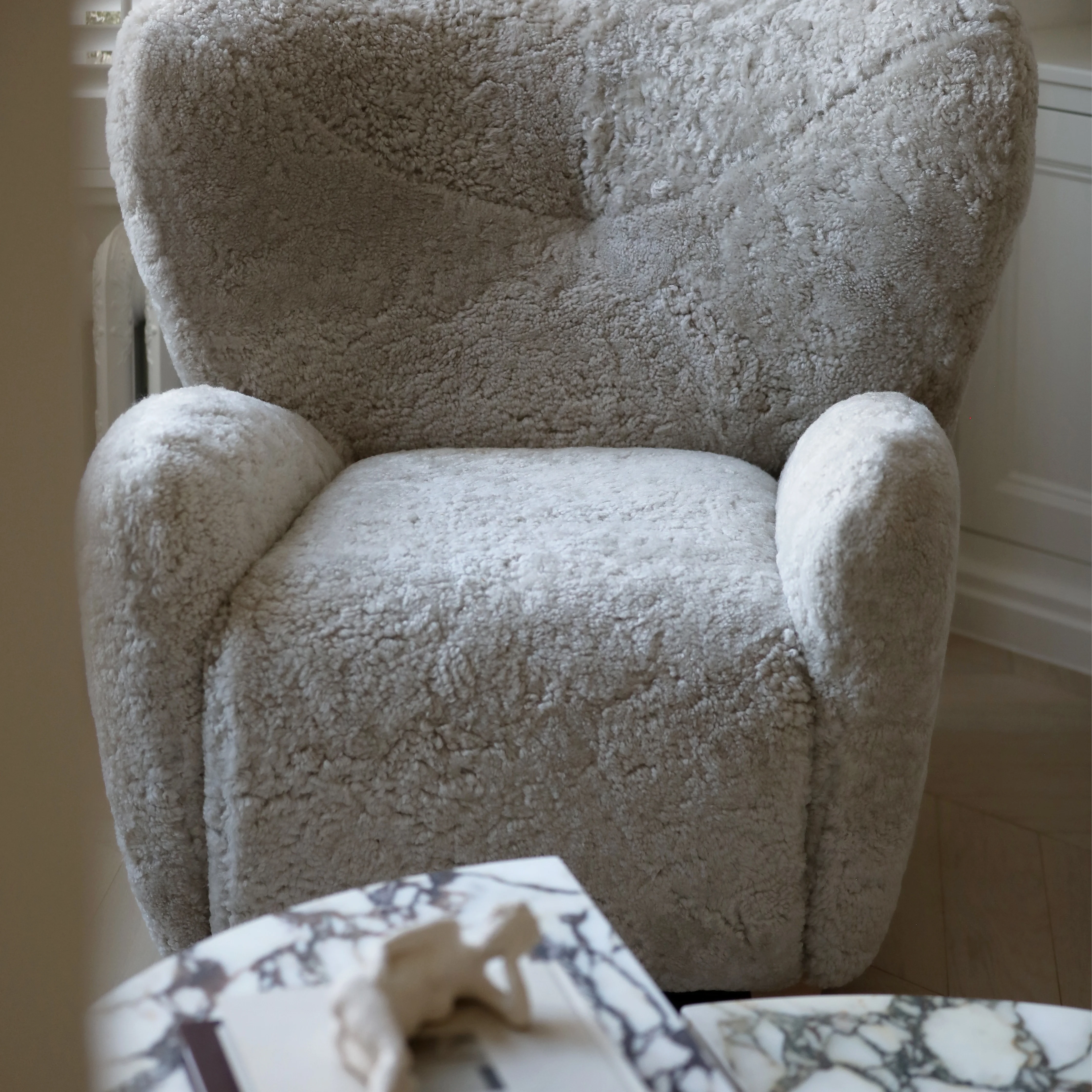 No.17 The Solace Sheepskin Lounge Chair - Image 8