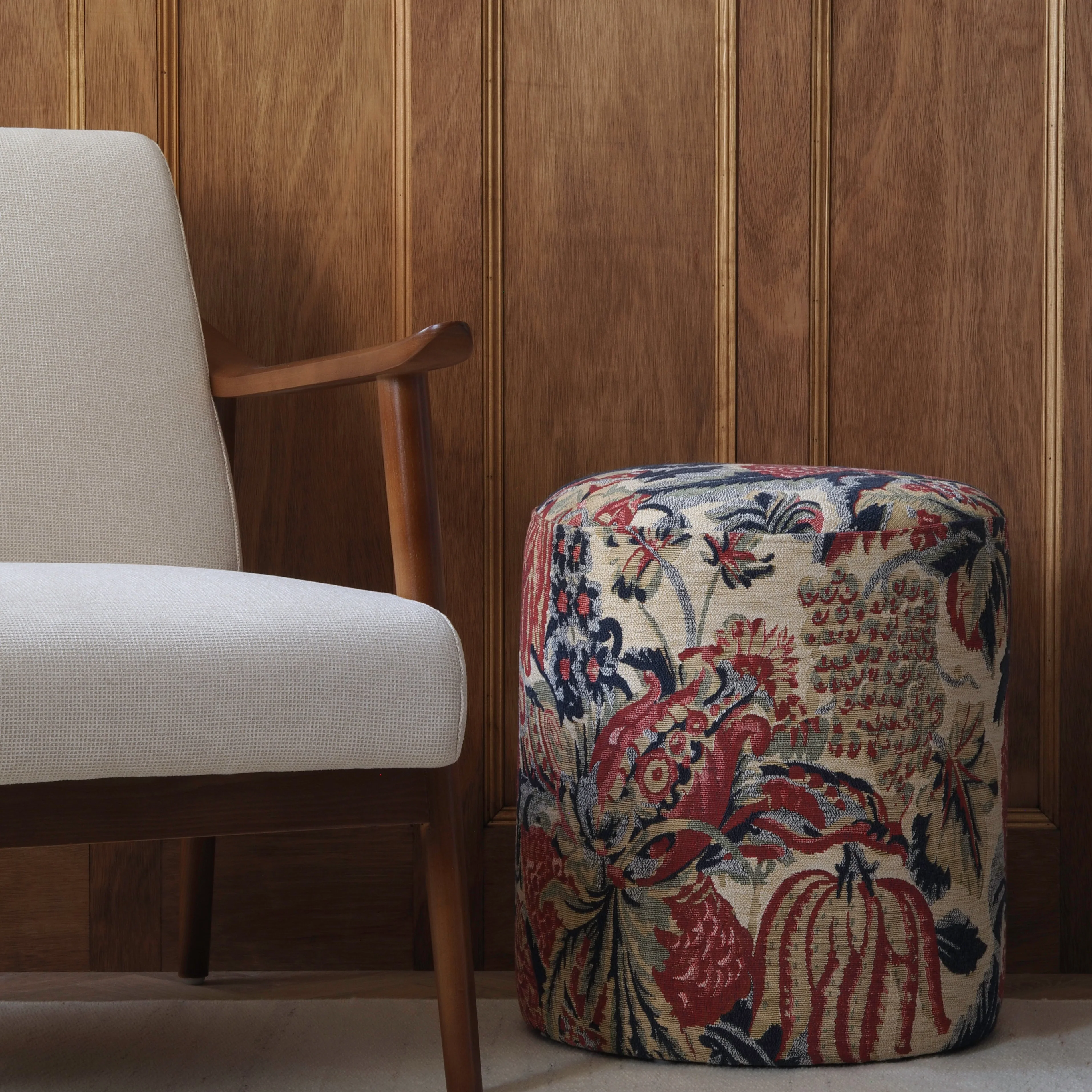 Pill Pouffe - Floral - Image 4