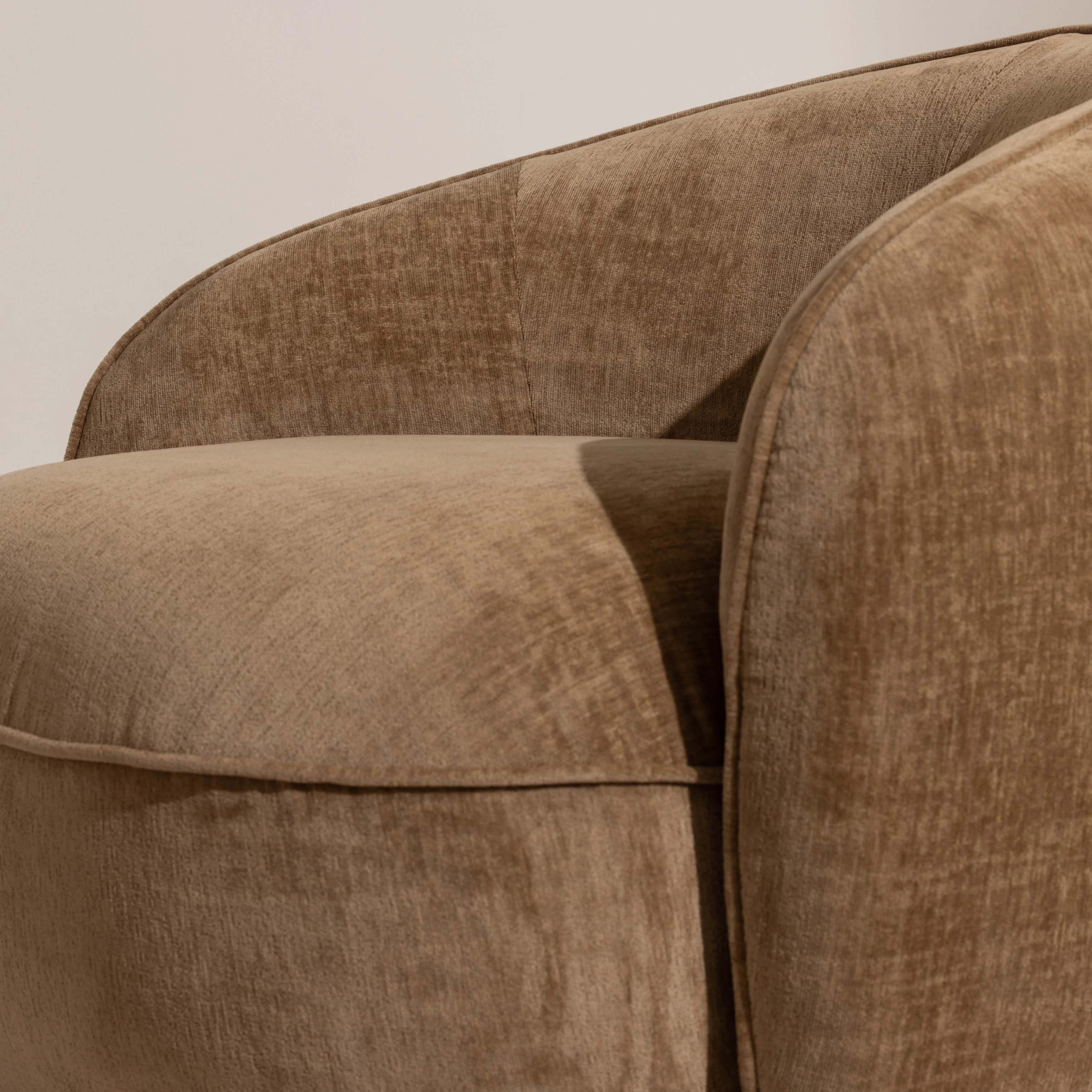 Swivel Lounge Chair - Caramel - Image 4