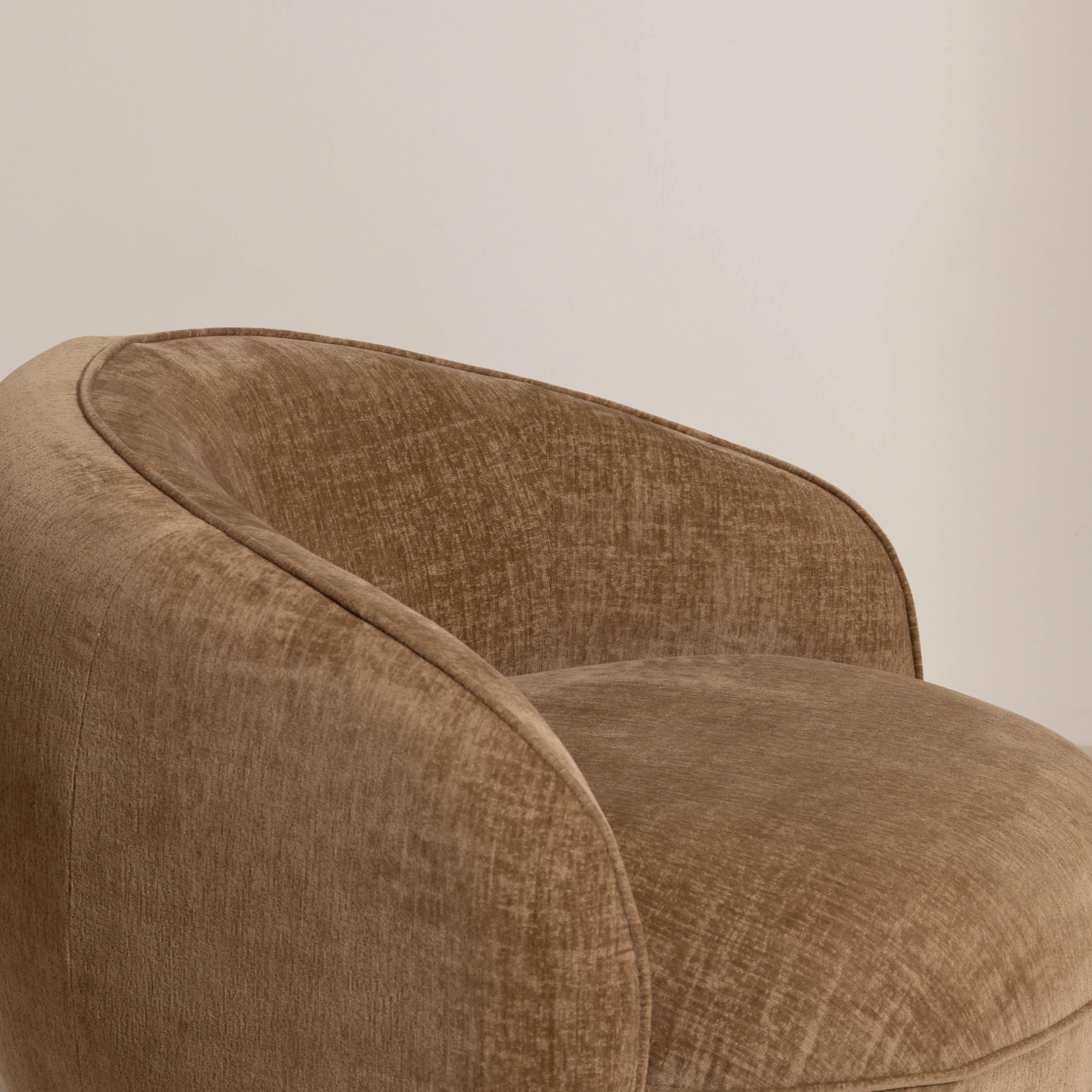 Swivel Lounge Chair - Caramel - Image 6