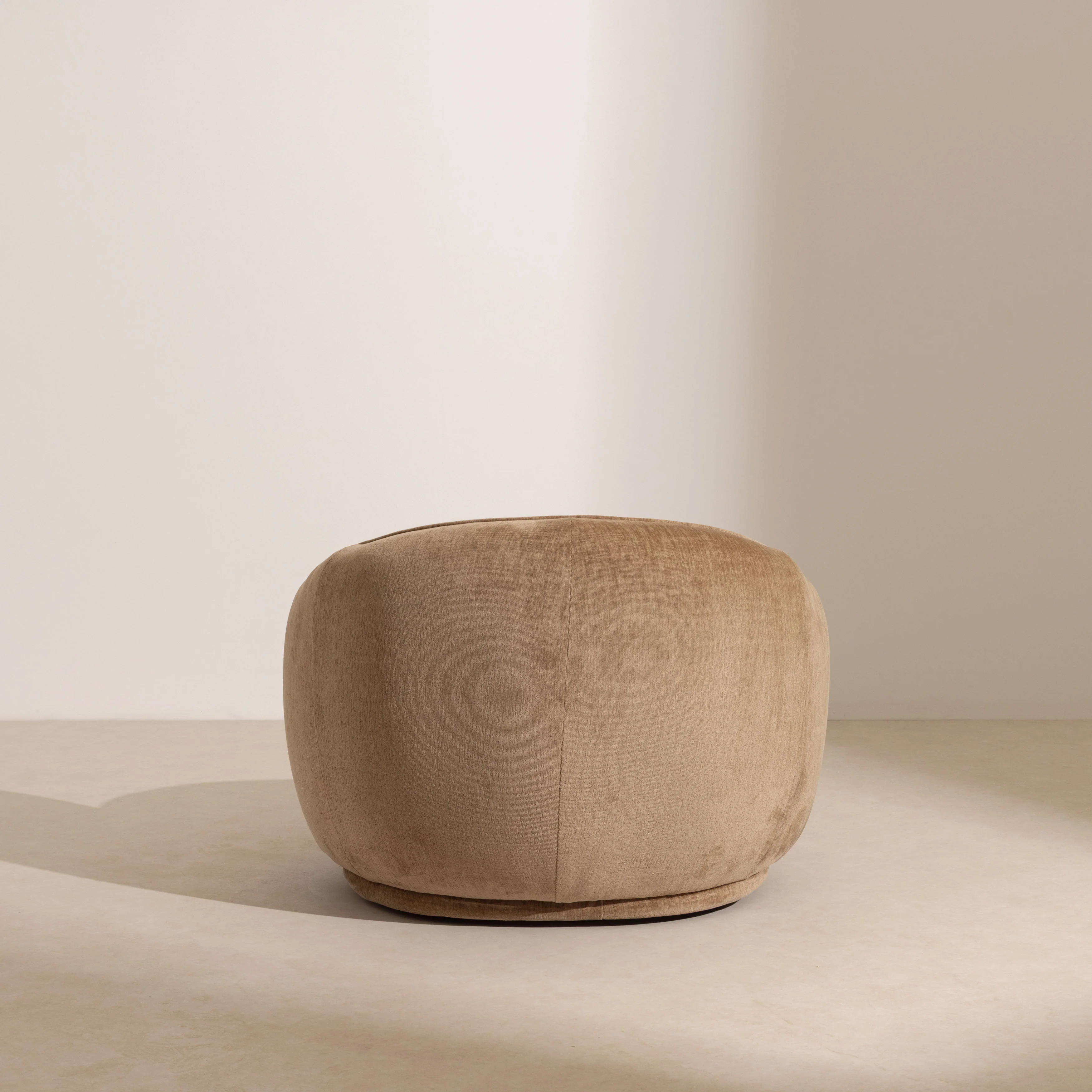 Swivel Lounge Chair - Caramel - Image 7